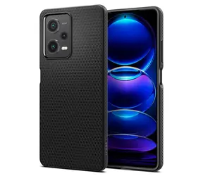 Spigen Liquid Air ochranný kryt pro Xiaomi Redmi Note 12 Pro 5G & POCO X5 Pro 5G černá 