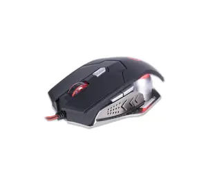 Rebeltec Falcon černá / Herní myš / 2400 DPI / USB-A / podsvícení LED