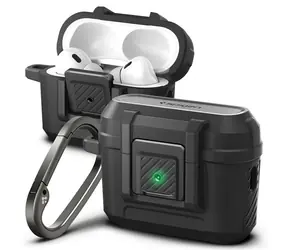 Spigen Lock Fit ochranné pouzdro pro Apple AirPods Pro 2 černá 