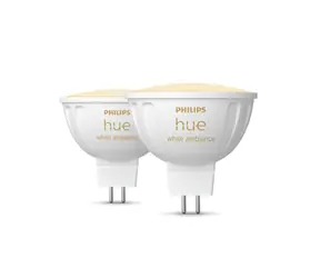 Philips Hue WA LED žárovka 5.1W sada 2ks / GU5.3 / MR16 / 12V / 400lm / 2200K-6500K / IP20