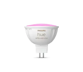 Philips Hue WACA LED žárovka 6.3W / GU5.3 / MR16 / 12V / 400lm / 2200K-6500K / RGB / IP20