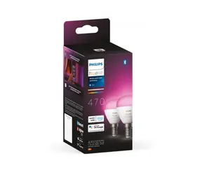 Philips HUE WACA LED Luster žárovka 5.1W sada 2ks / E14 / 470lm / 2000-6500K / stmívatelné / IP20