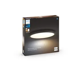 Philips Hue WA Aurelle 24.5W 39.5cm černá / přisazený LED panel / 2450lm / 2200-6500K / IP20 / ovladač