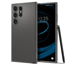 Spigen Liquid Air ochranný kryt pro Samsung Galaxy S24 Ultra šedá 