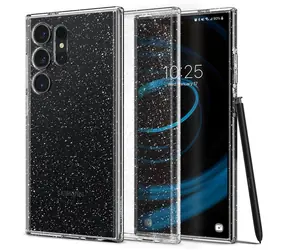 Spigen Liquid Crystal Glitter ochranný kryt pro Samsung Galaxy S24 Ultra čirá 