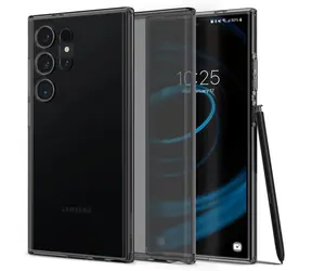 Spigen Liquid Crystal ochranný kryt pro Samsung Galaxy S24 Ultra černá čirá 