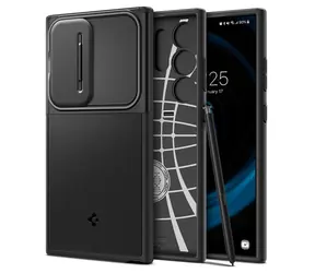 Spigen Optik Armor ochranný kryt pro Samsung Galaxy S24 Ultra černá 