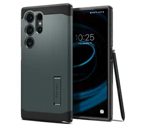 Spigen Tough Armor ochranný kryt pro Samsung Galaxy S24 Ultra zelená 