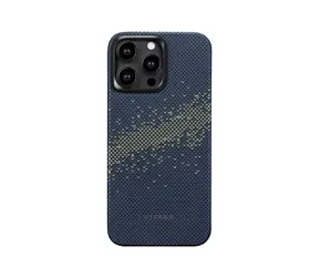 Pitaka StarPeak MagEZ 4 ochranný kryt pro Apple iPhone 15 Pro Max milky way galaxy modrá 