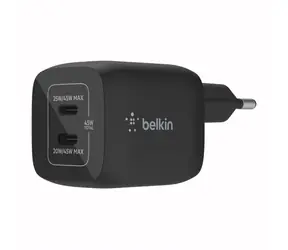 BELKIN WCH011vfBK charger černá / nabíječka 2x USB-C / 25W 