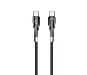 Forever Sleek Kabel USB-C (M) - USB-C (M) (60W) 1m černá 
