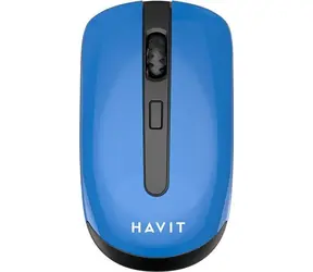 Havit HV-MS989GT modrá / Bezdrátová optická myš / 800 - 1600 DPI / 4 tlačítka / 2.4GHz