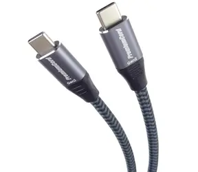PremiumCord Prodlužovací kabel USB 3.2 (USB-C) samec na USB 3.2 GEN 2x2 (USB-C) samec / 5A / 100W / 20Gbs / 0.5m