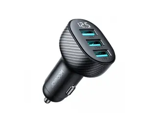 Joyroom JR-CCD03 černá / Nabíječka do auta / 17W / 3x USB-A