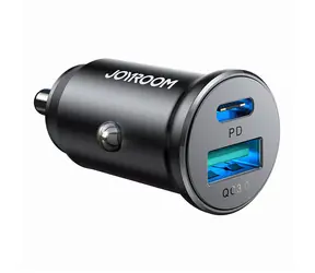 Joyroom JR-CCN05 černá / Nabíječka do auta / 30W / 1x USB-A / 1x USB-C