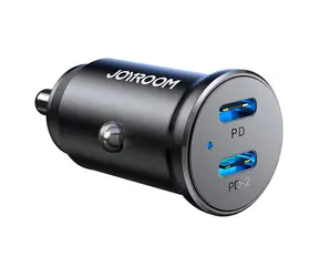 Joyroom JR-CCN06 černá / Nabíječka do auta / 30W / 2x USB-C