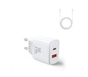 Joyroom JR-TCF05 bílá / Nabíjecí adaptér / 20W / kabel / 1x USB-A / 1x USB-C