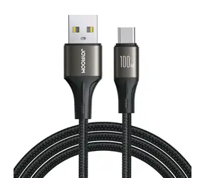 Joyroom SA25-AC6 Nabíjecí kabel USB-A (M) - USB-C (M) 100W 1.2m černá
