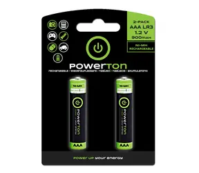 Powerton Nabíjecí Baterie AAA 900mAh 1.2V 24ks 