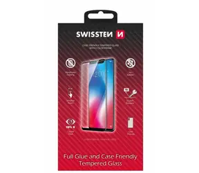 SWISSTEN FULL GLUE COLOR FRAME CASE FRIENDLY sklo pro SAMSUNG GALAXY A15 černá