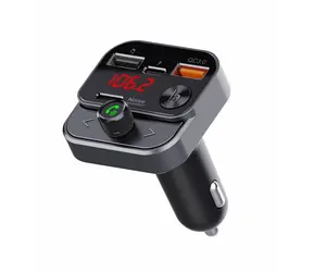 SWISSTEN FM TRANSMITTER černá / Bluetooth / USB nabíječka / Handsfree