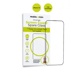 Mobile Origin Orange Screen Guard Spare Glass Ochranné sklo pro Apple iPhone 15