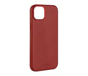 FIXED MagLeather Kožený zadní kryt s podporou MagSafe pro Apple iPhone 14 červená