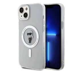 Karl Lagerfeld IML Ikonik MagSafe Zadní Kryt pro Apple iPhone 15 Plus čirá