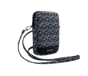 Guess PU G Cube Wallet Phone Bag Zipper černá