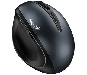 GENIUS Ergo 8300S šedá / vertikální bezdrátová myš / 1600 dpi / 7 tlačítek / 2.4GHz