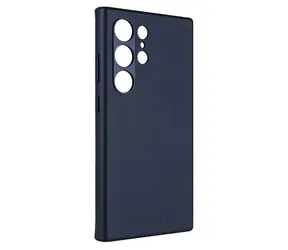 FIXED Kožený zadní kryt MagLeather s podporou MagSafe pro Samsung Galaxy S24 Ultra modrá