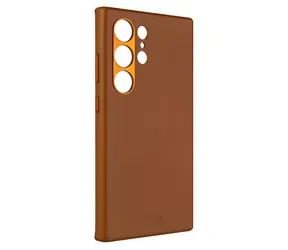 FIXED Kožený zadní kryt MagLeather s podporou MagSafe pro Samsung Galaxy S24 Ultra hnědá