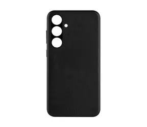 FIXED Kožený zadní kryt MagLeather s podporou MagSafe pro Samsung Galaxy S24+ černá