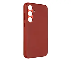 FIXED Kožený zadní kryt MagLeather s podporou MagSafe pro Samsung Galaxy S24+ červená
