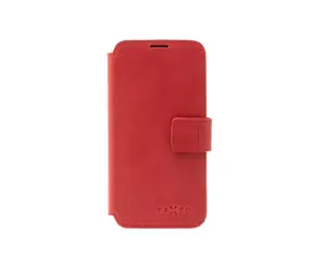 FIXED Kožené Pouzdro typu kniha ProFit pro Samsung Galaxy S24 červená