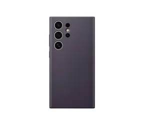 Samsung Vegan Leather Case Galaxy S24 Ultra tmavě fialová