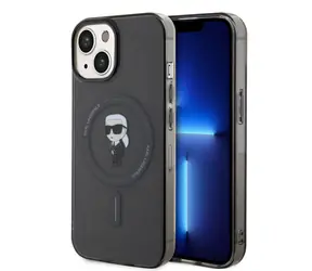 Karl Lagerfeld IML Ikonik MagSafe Zadní Kryt pro Apple iPhone 15 černá