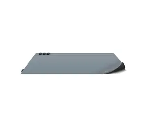 Uniq Hagen Inteligentní oboustranná podložka na stůl s magnetickými držáky na kabely černo-modrá / 682x350x1 mm