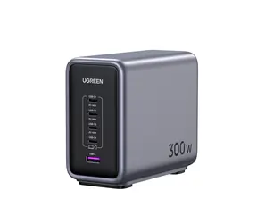 UGREEN USB-A & USB-C Rychlonabíječka GaN 300W / 4x USB-C / 1x USB-A