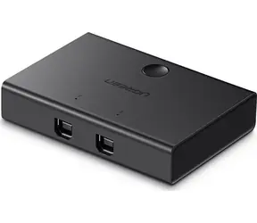 UGREEN USB Přepínač černý / 2x USB B 2.0
