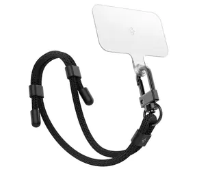 Spigen Wrist Strap + ConTag Univerzální řemínek na zápěstí se sadou ConTag černá