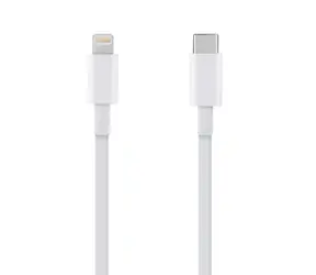 Obal:Me Fast Charge USB-C/Lightning Kabel 1m bílá