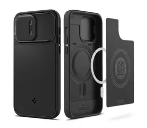 Spigen Optik Armor MagFit ochranný kryt pro Apple iPhone 14 Pro Max černá