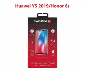 SWISSTEN FULL GLUE COLOR FRAME CASE FRIENDLY sklo pro HUAWEI Y5 2019/HONOR 8s černá