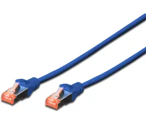 Digitus DK-1644-010-B-10 síťový kabel Cat6 S/FTP (S-STP) 1 m modrá 10 ks