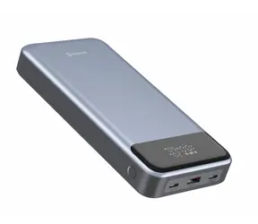 SWISSTEN 22013917 30000 mAh šedá / Power Bank / 20V / 5A / PD & QC / USB-A & USB-C