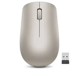 Lenovo 530 béžová / Bezdrátová myš / 1200 DPI / 2.4GHz Nano USB dongle / 1x AA