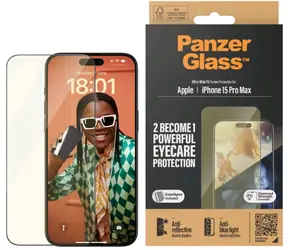PanzerGlass UWF EyeCare Ochranné sklo pro Apple iPhone 15 Pro Max 