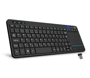 CONNECT IT CKB-2010-CS Touch černá / Bezdrátová klávesnice / touchpad / membránová / 2.4 GHz / CZ
