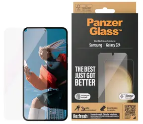 PanzerGlass UWF Ochranné sklo pro Samsung Galaxy S24 / Instalační set 